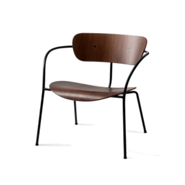 Pavilion-Lounge-Chair-AV5-Lacquered-Walnut-Black-Legs