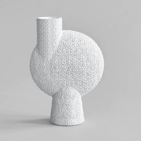 Sphere-Vase-Bubl-Shisen-Big--Bone-White