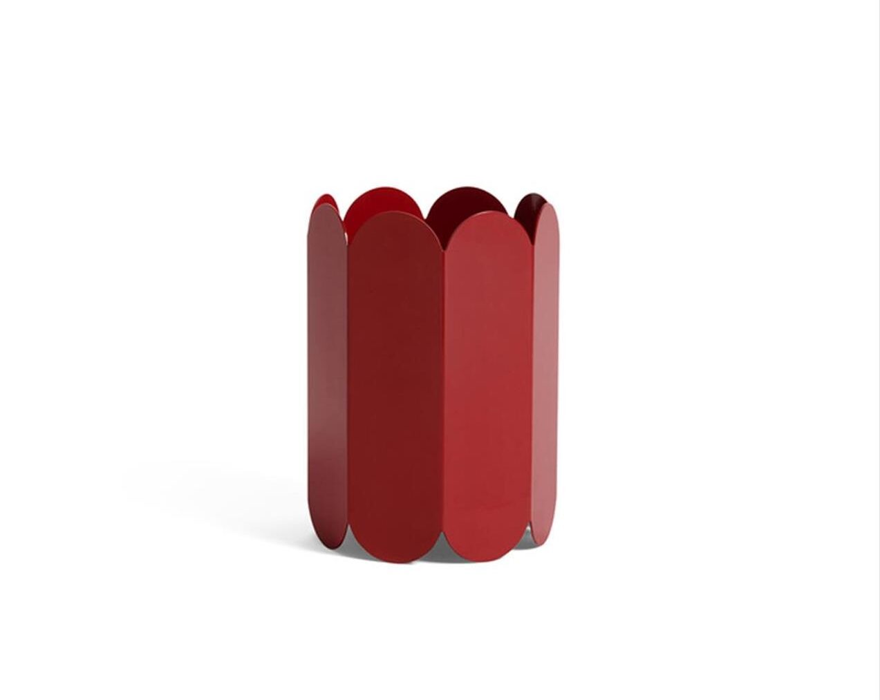 Arcs-Vase-Red