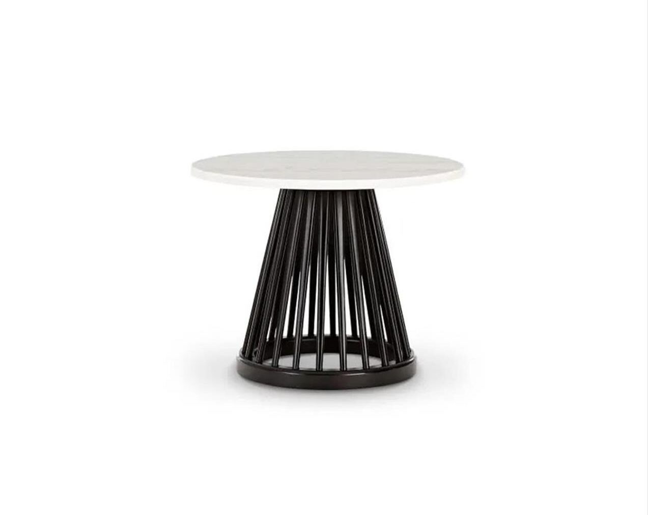 Fan-Table-Black-Base--White-Top-60-cm