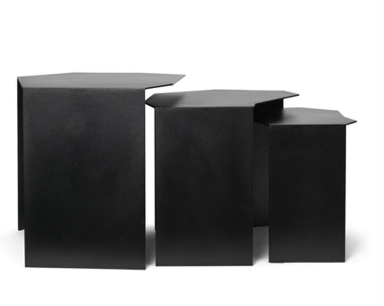 Shard-Cluster-Tables-Set-of-3-Black