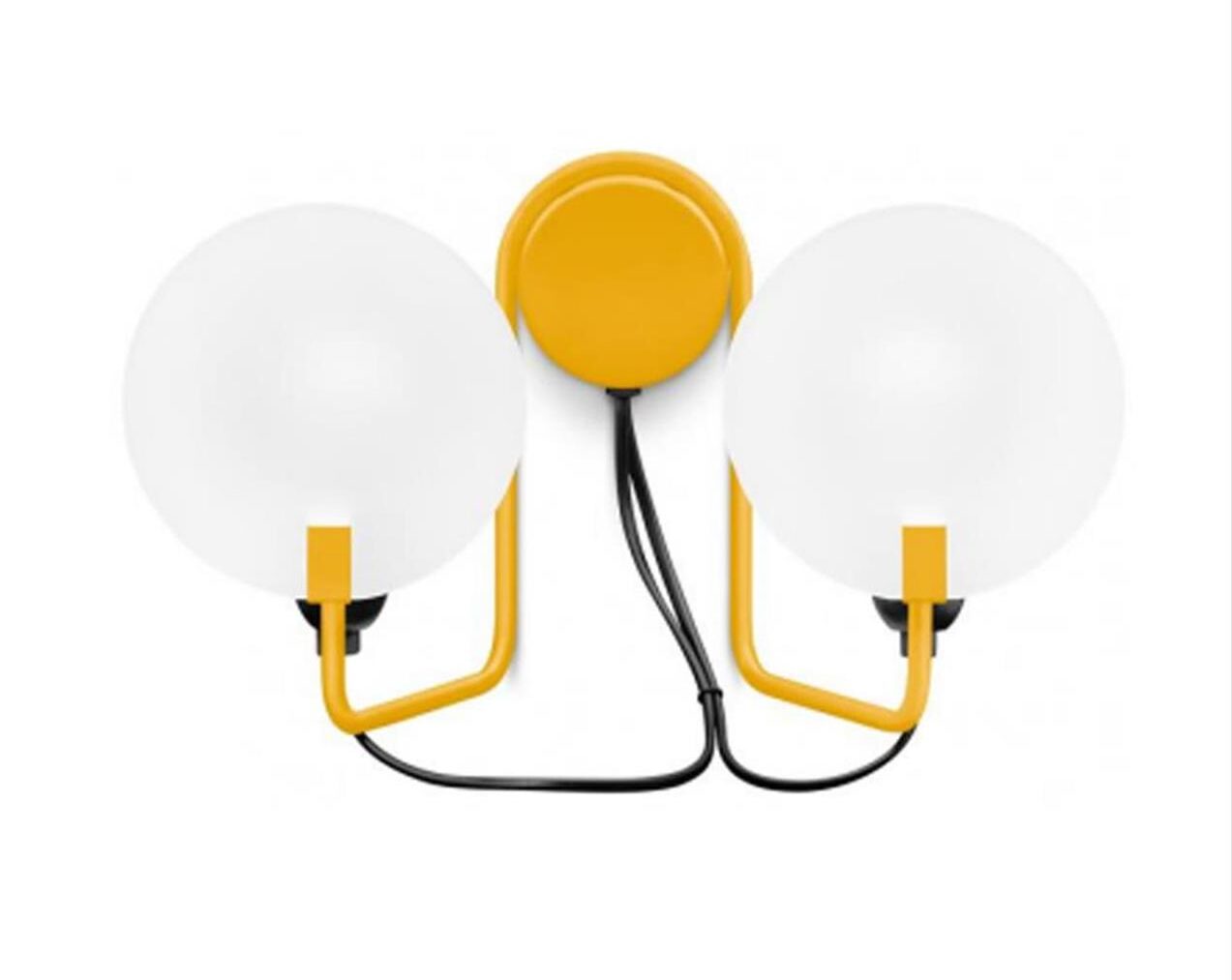 Bugia-2-Lights-Wall-White--Yellow-RAL-1003