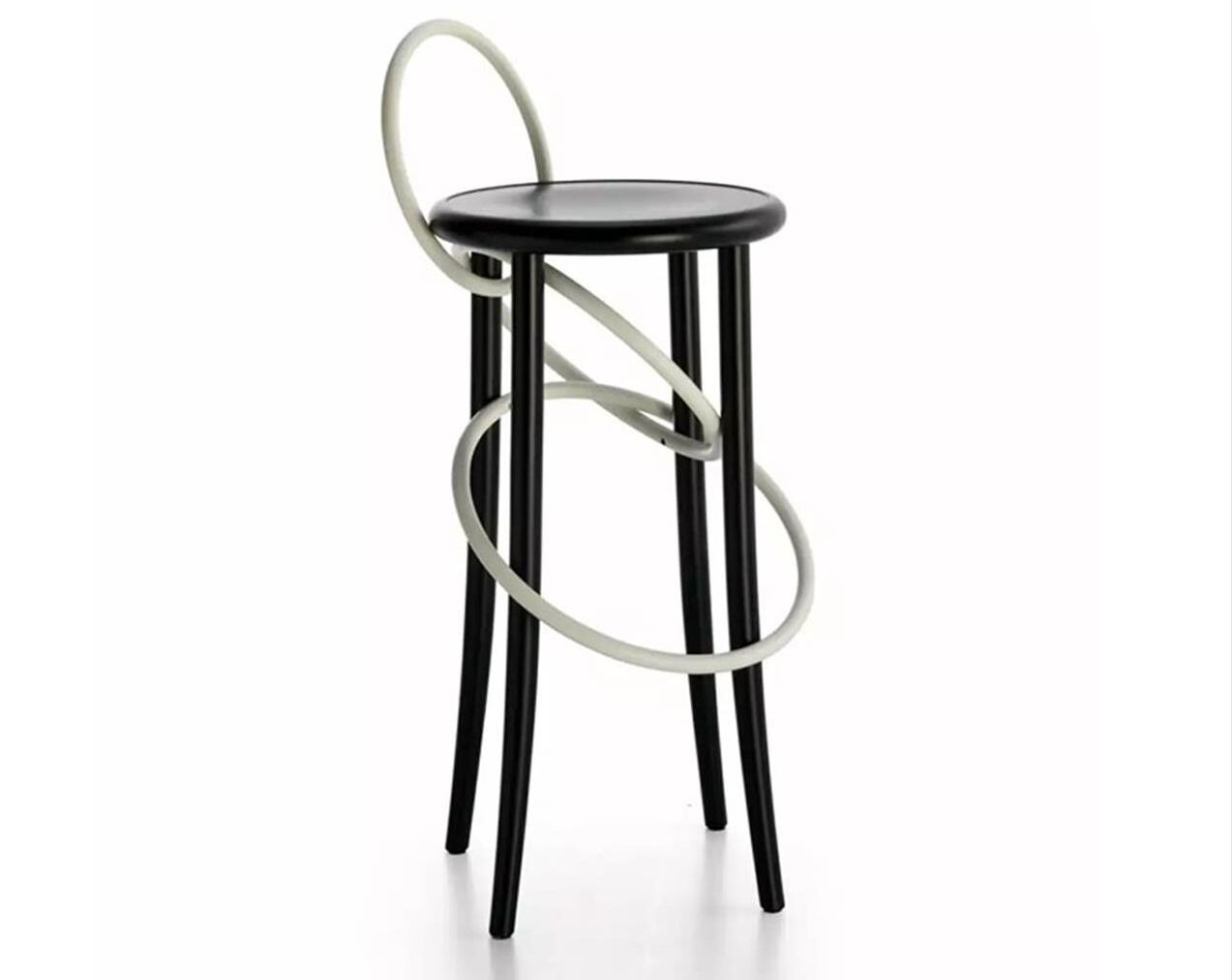 Cirque-Two-Tone-Stool-With-Backrest-Black--White