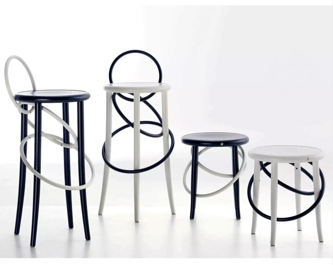 Cirque-Two-Tone-Stool-With-Backrest-Black--White