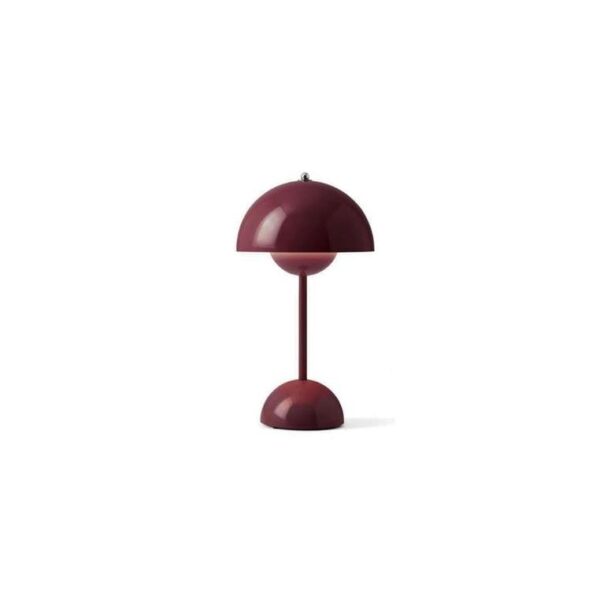 Flowerpot-Portable-Lamp-VP9--Dark-Plum--Magnetic-Charger