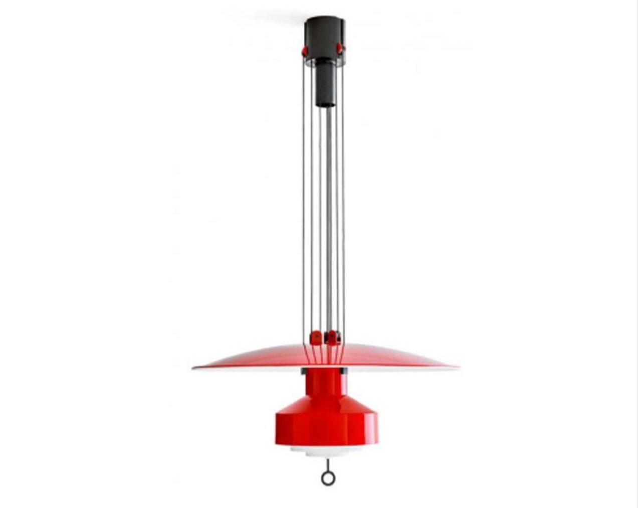 Saliscendi-Suspension-Lamp-Red--White