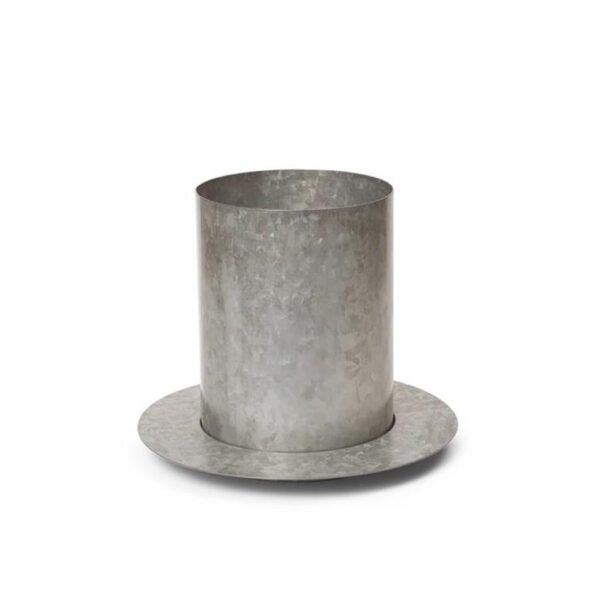 Auran-Pot--Galvanized--Small