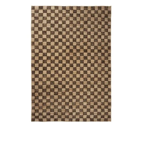 Check-Wool-Jute-Rug--Coffee-Natural--200x300