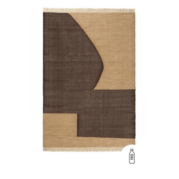 Forene-Rug--Tan-Chocolate--140x200