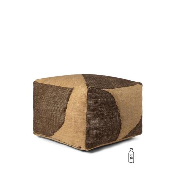 Forene-Square-Pouf--Tan-Chocolate