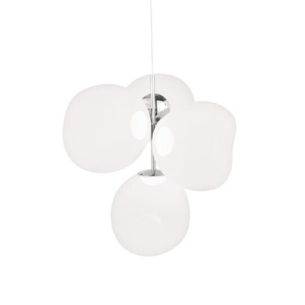 Melt-Chandelier-Small-Opal--Silver-LED