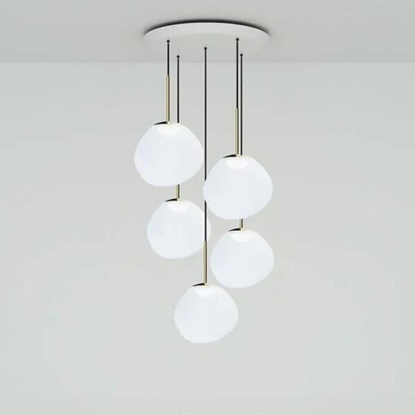 Melt-Pendant-System-Mini-Round-Opal--Gold-LED