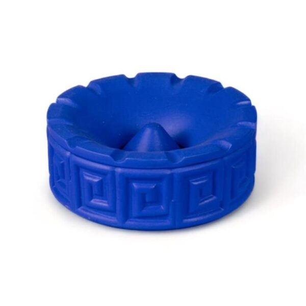 Terracotta-Ashtray-Greche--Blue