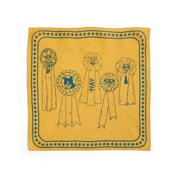 Dogs-Scarf-Ochre