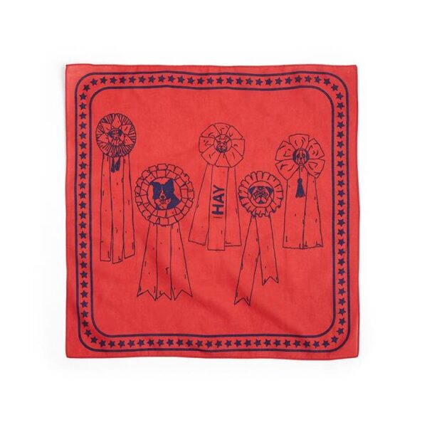 Dogs-Scarf-Red