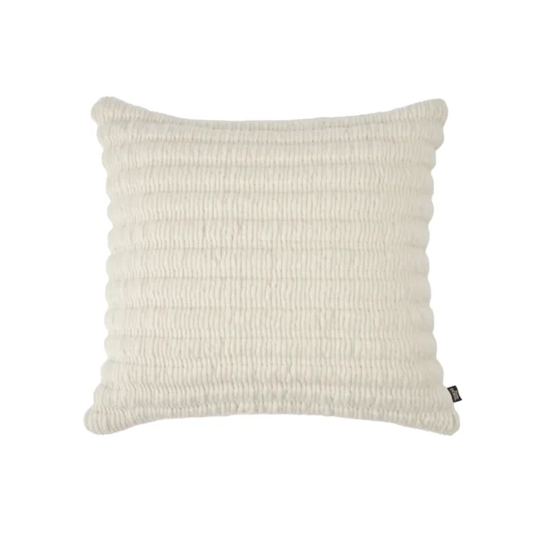 Ridge Cushion / Natural Cotton Wool-Mix