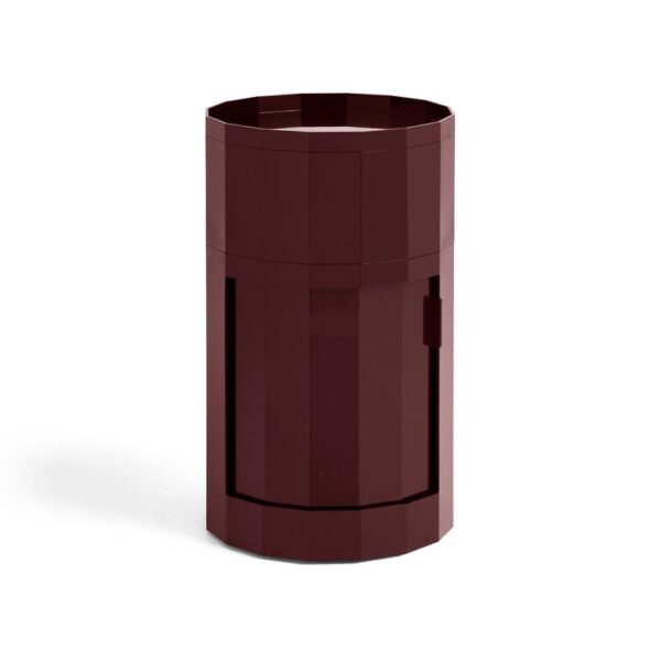 Facet Cabinet 101 High / Burgundy (Incl. Feet and Castors)
