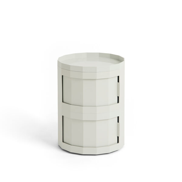 Facet Cabinet 20 incl. feet and castors Two doors Misty grey