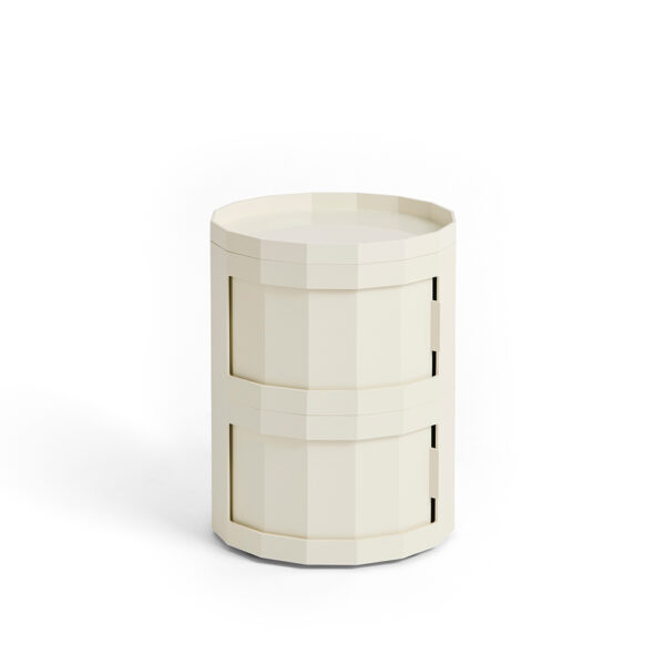 Facet Cabinet 20 incl. feet and castors Two doors Eggshell