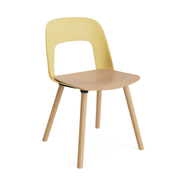 Layout Chair 122 / Solid Oak / Oak Veneer / Biscotti