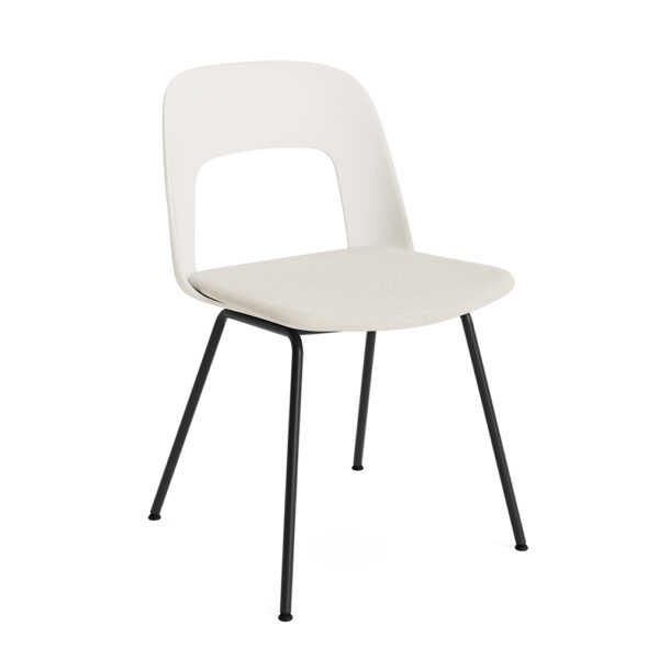 Layout Chair 113 / Black Base / Cream White / Mode 011