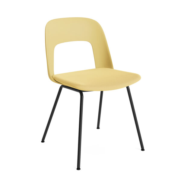 Layout Chair 113 / Black Base / Biscotti / Relate 431