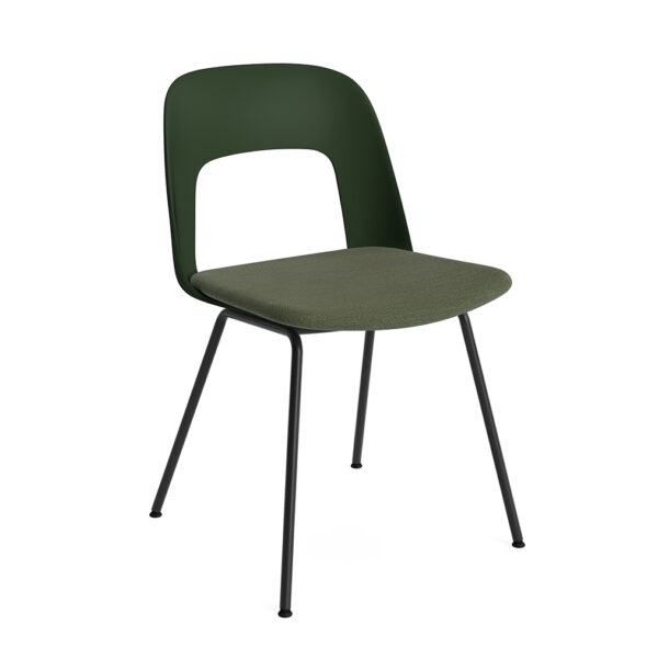 Layout Chair 113 / Black Base / Bottle Green / Mode 072
