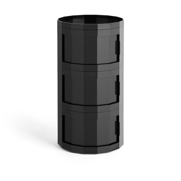 Facet Cabinet 30 incl. feet and castors Three doors Anthracite