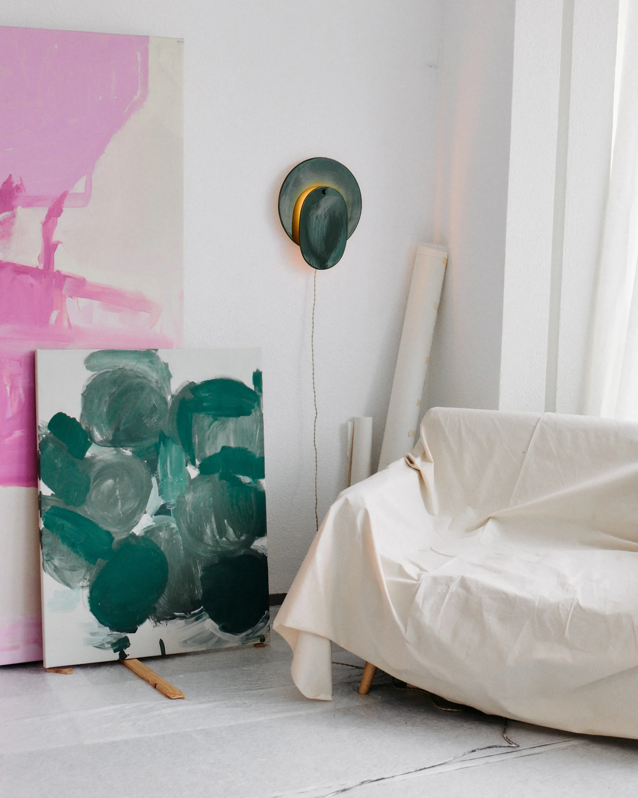 Wall lamp 01 dark green Nebula