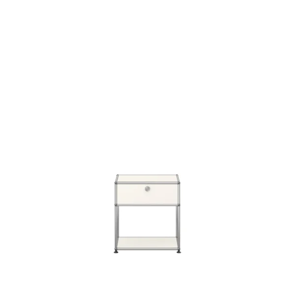 Haller Bedside Table – Pure White