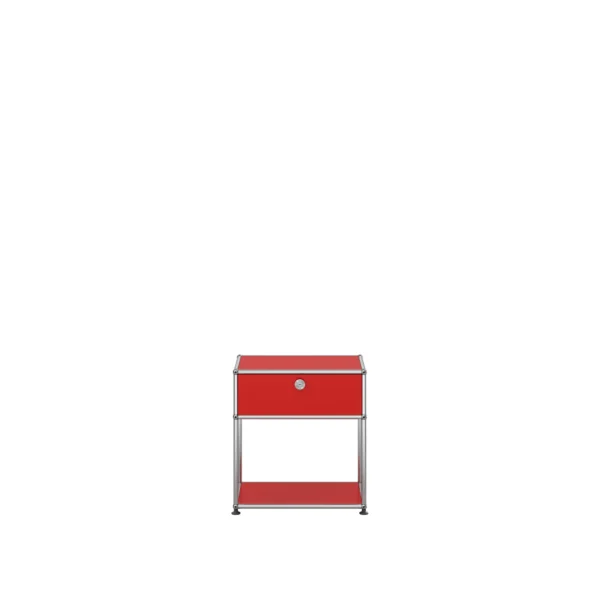 Haller Bedside Table – Ruby Red