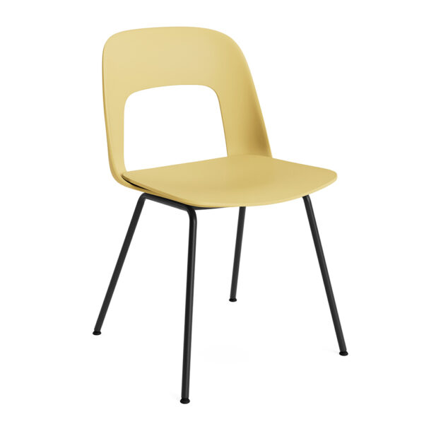 Layout Chair 111 / Black Base / Biscotti