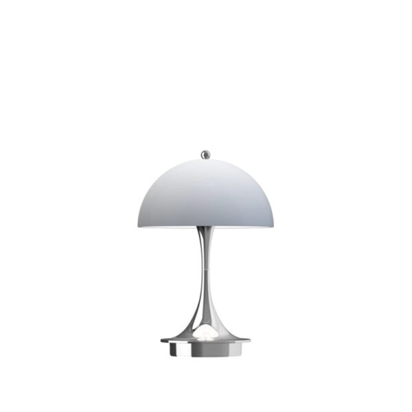 Panthella 160 Portable Lamp / Chrome Opal Blue Grey