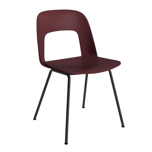 Layout Chair 111 / Black Base / Bordeaux