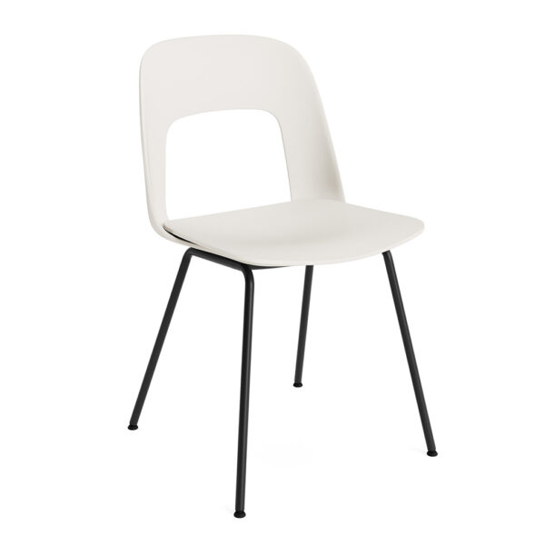 Layout Chair 111 / Black Base / Cream White