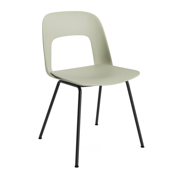 Layout Chair 111 / Black Base / Pastel Green