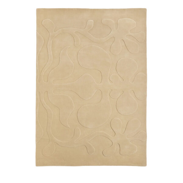 Lucia Eames Rooted Rug / Ivory / 300x400