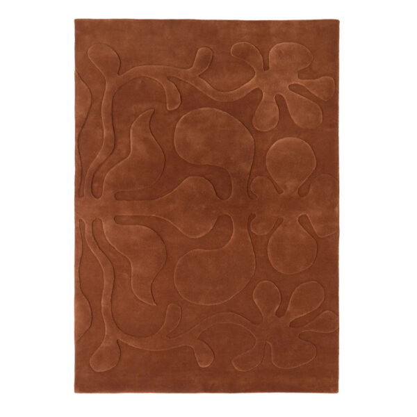 Lucia Eames Rooted Rug / Terracotta / 300x400