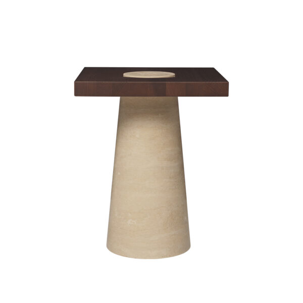 Grova Side Table / Travertine