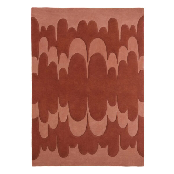 Lucia Eames Echo Rug / Terracotta / 300x400