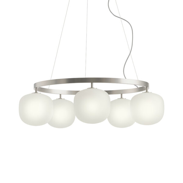 Rime Chandelier / Aluminium Grey