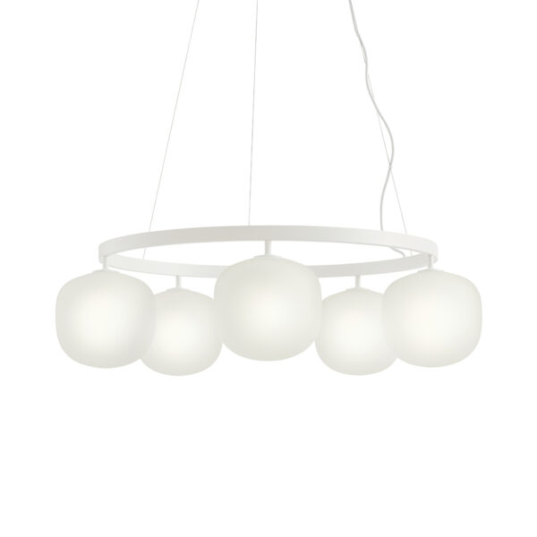 Rime Chandelier / White