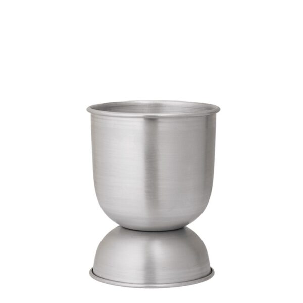 Hourglass Pot - Small - Aluminium