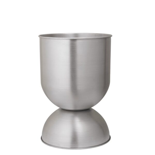 Hourglass Pot - Medium - Aluminium