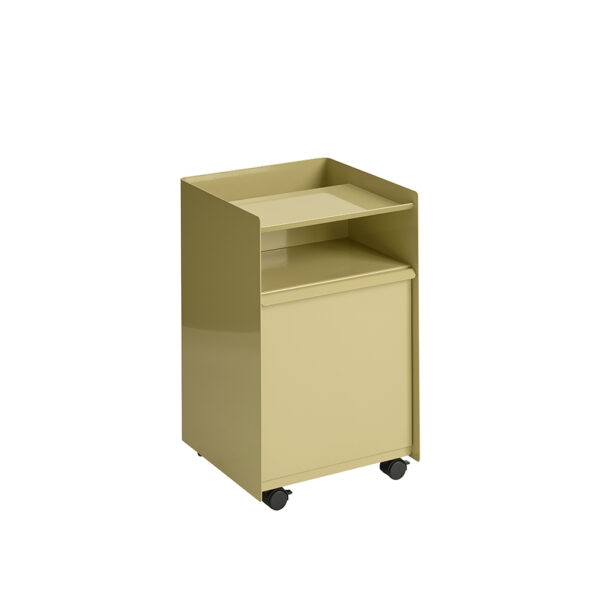 Folded Trolley / Low Closed / Dark Beige Green