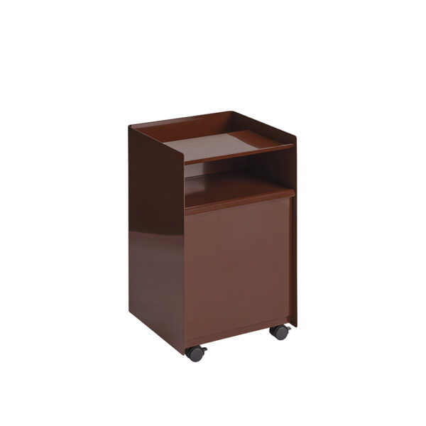 Folded Trolley / Low Closed / Dark Red