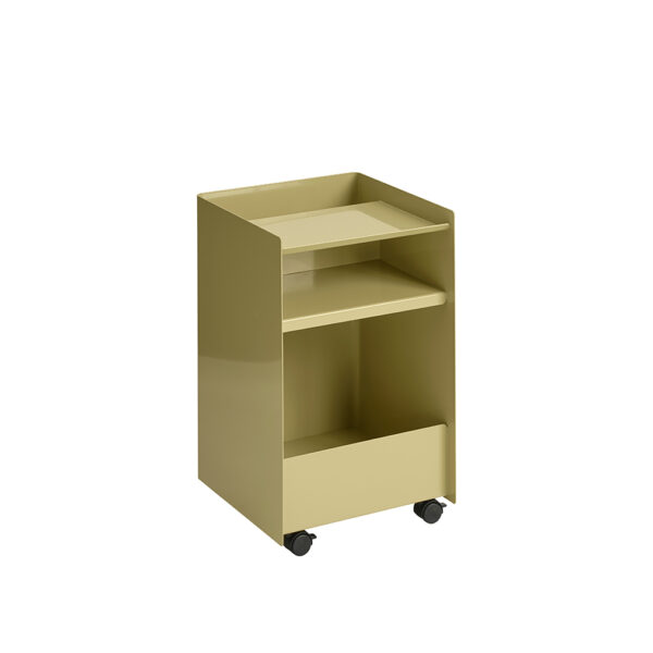 Folded Trolley / Low Open / Dark Beige Green