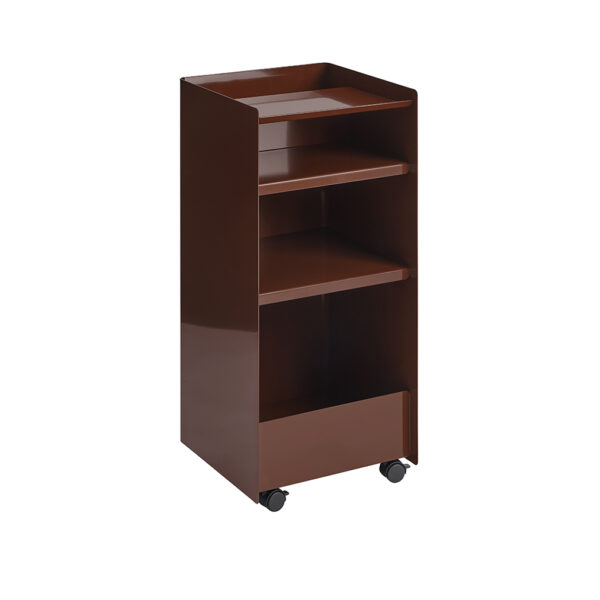 Folded Trolley / Tall Open / Dark Red