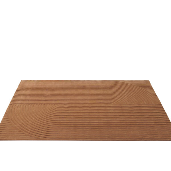 Relevo Quattro Rug / Burnt Orange / 200x300