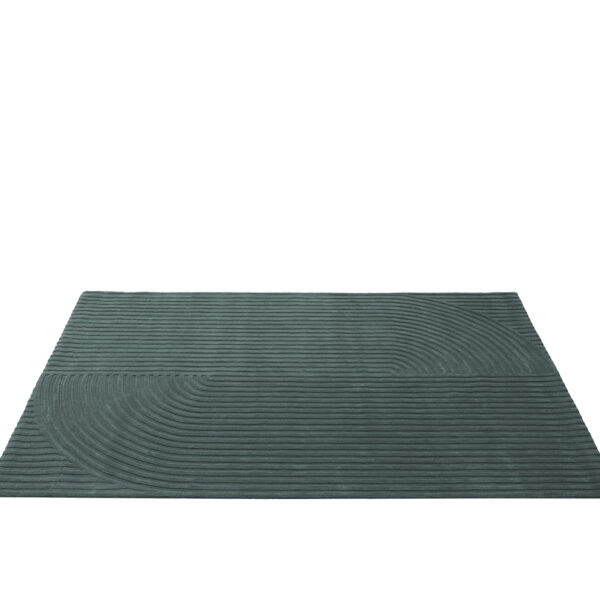Relevo Quattro Rug / Dark Green / 200x300